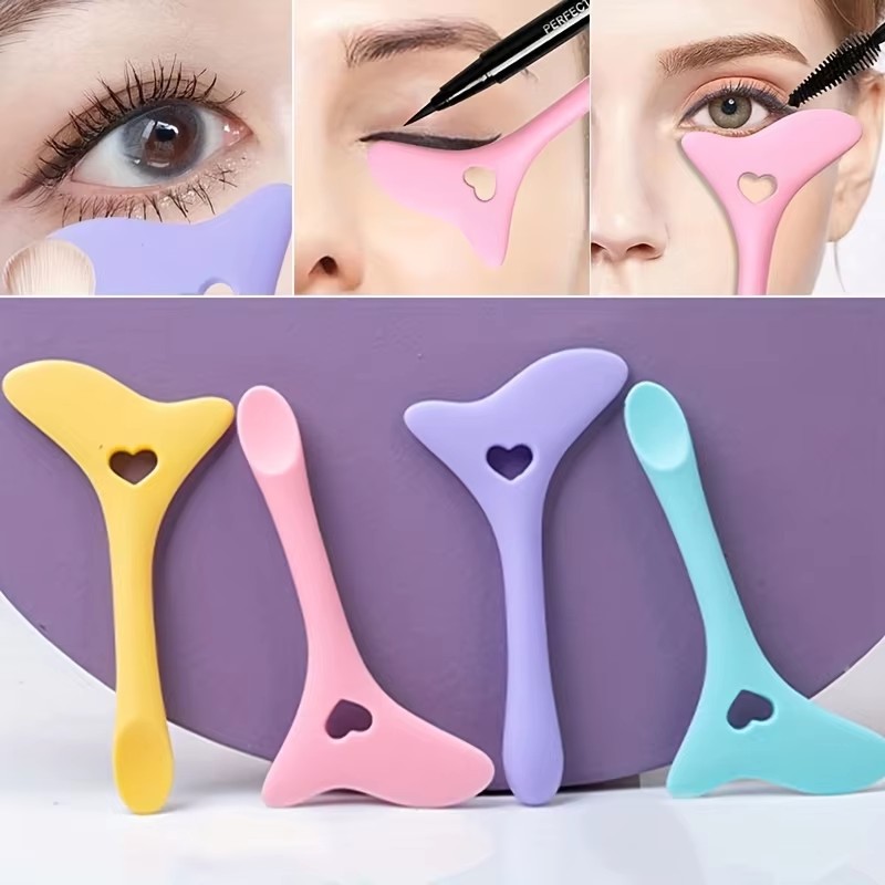 Beauty Makeup Tips - 1-3 Peças de Silicone: Estênceis para