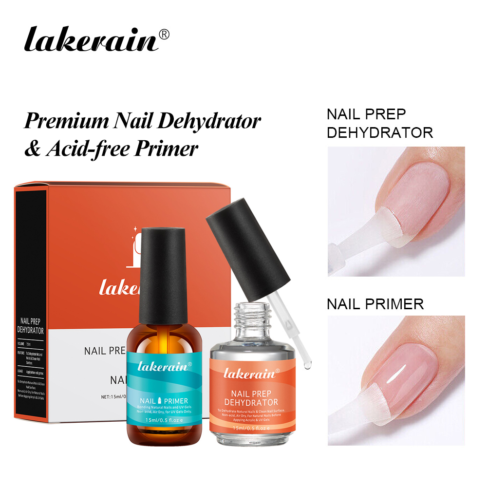 Nail Dehydrator Primer - Kit Essencial para Unhas: Primer e