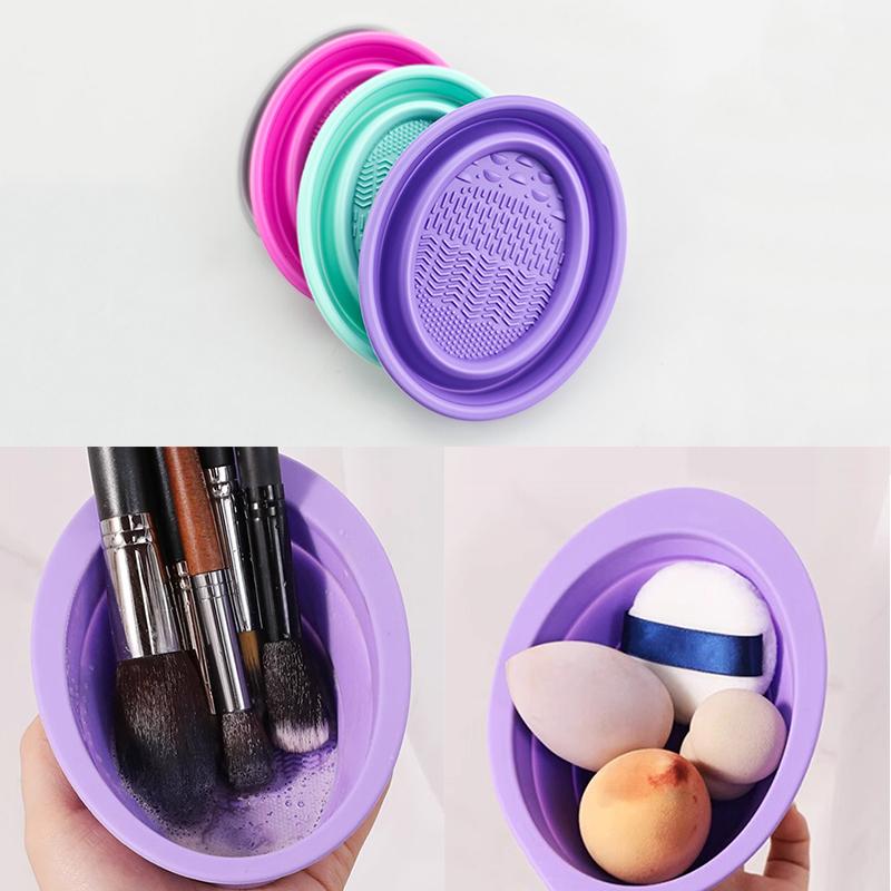 Cosmetic Sponge - Escova de maquiagem de silicone macio