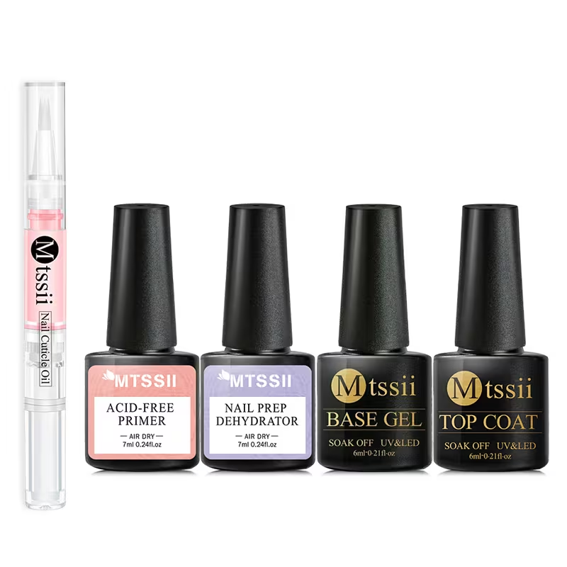 Nail Dehydrator Primer - Kit Completo de Gel para Unhas