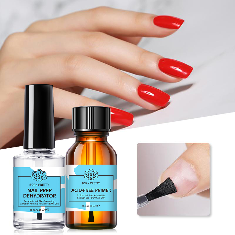 Nail Dehydrator Primer - BORN PRETTY Primer e Desidratador para