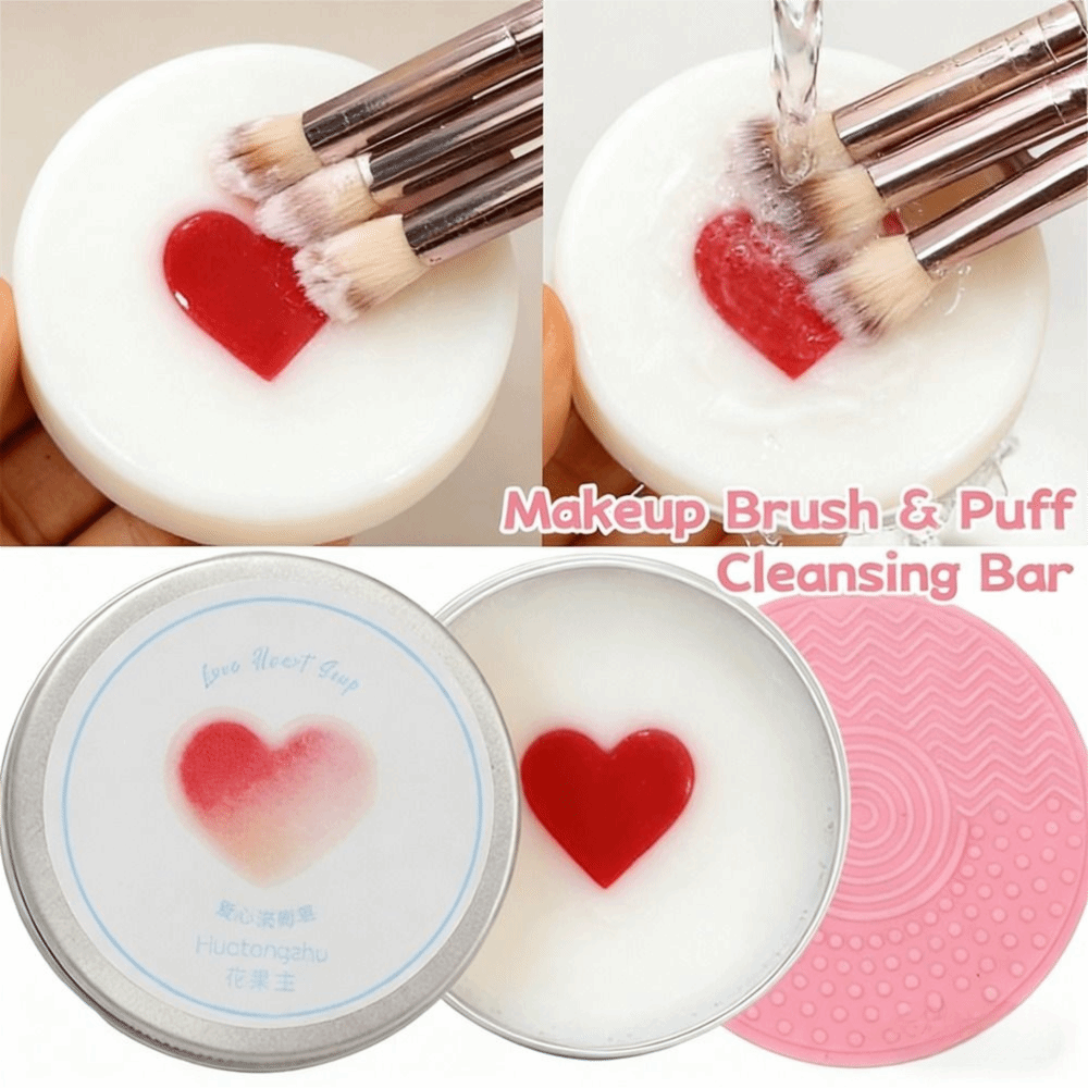 Cosmetic Sponge - Sabonete Limpador de Pincéis de Maquiagem
