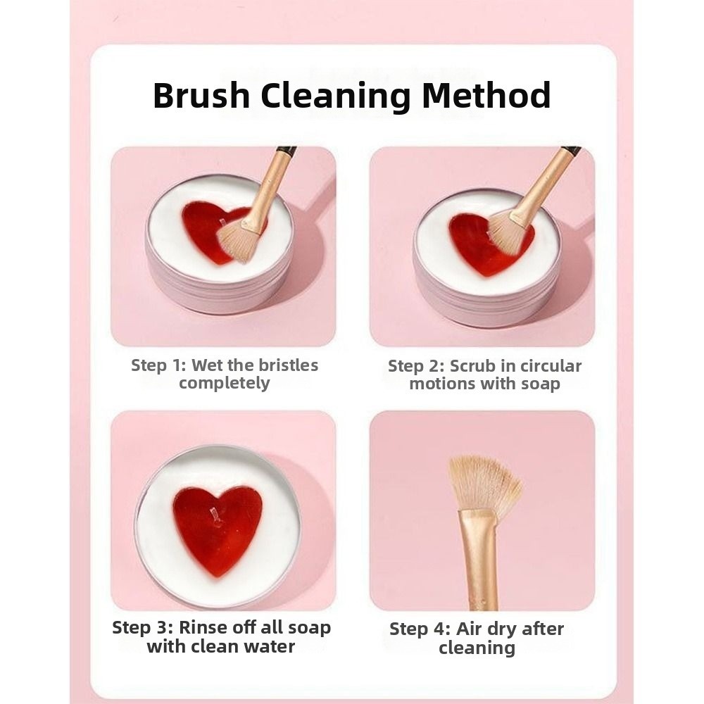 Cosmetic Sponge - Sabonete Limpador de Pincéis de Maquiagem