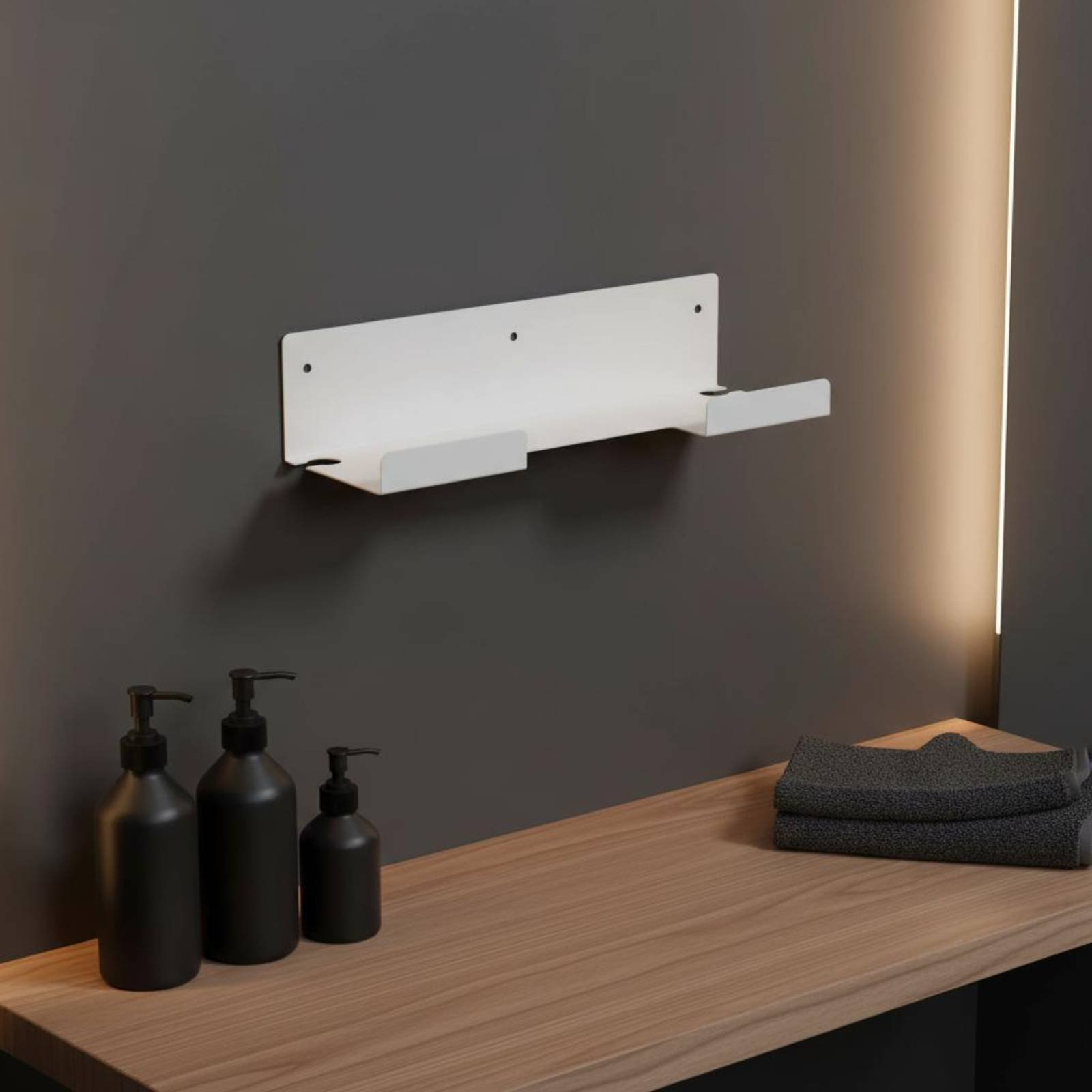 Hair Straightener - Suporte de Parede para Prancha de