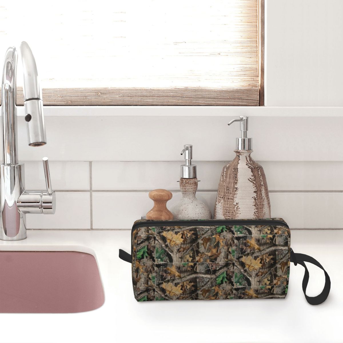 Bolsa de Maquiagem Camuflada R - Beauty Real Makeup avaliação e preço