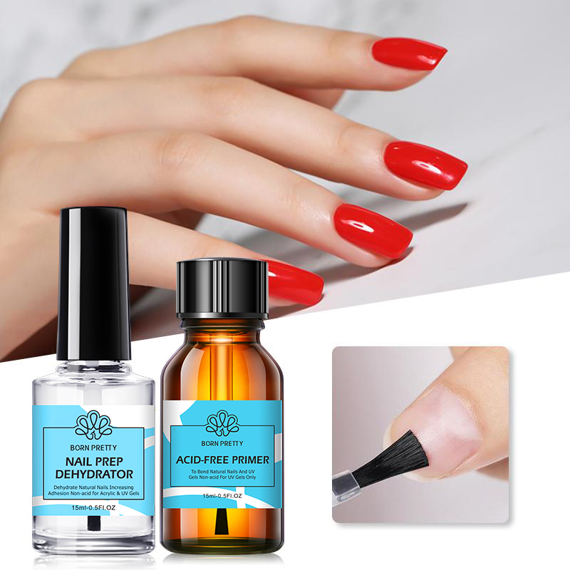 Nascido bonito 15ml primer de  - Nail Dehydrator Primer avaliação e preço