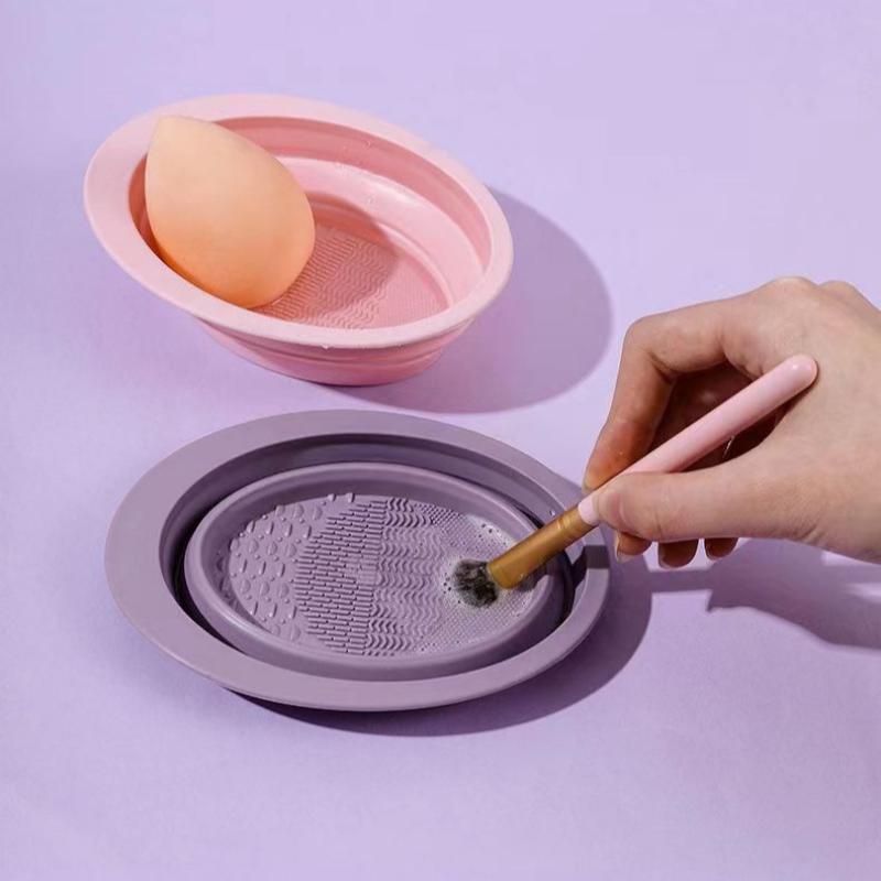 Tigela dobrável para limpeza d - Cosmetic Sponge avaliação e preço