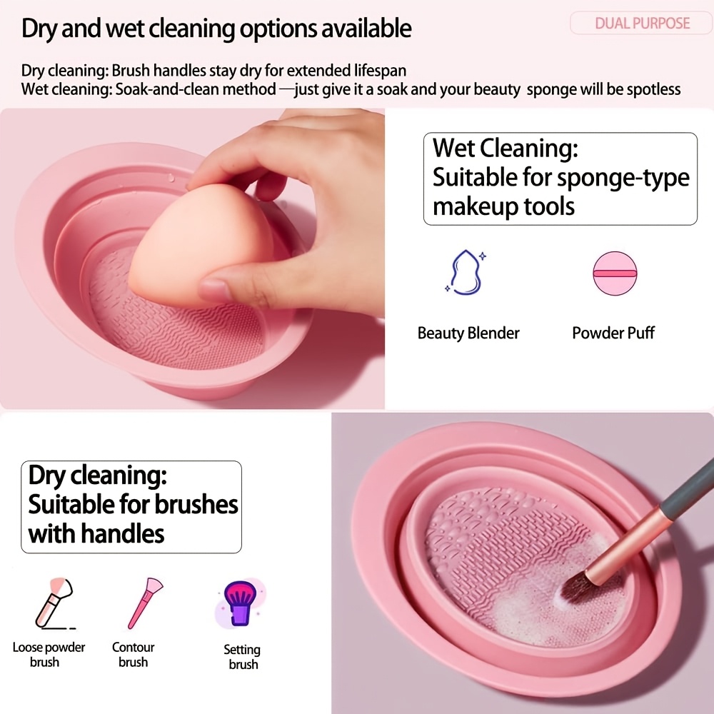 Tigela Dobrável de Silicone pa - Cosmetic Sponge avaliação e preço