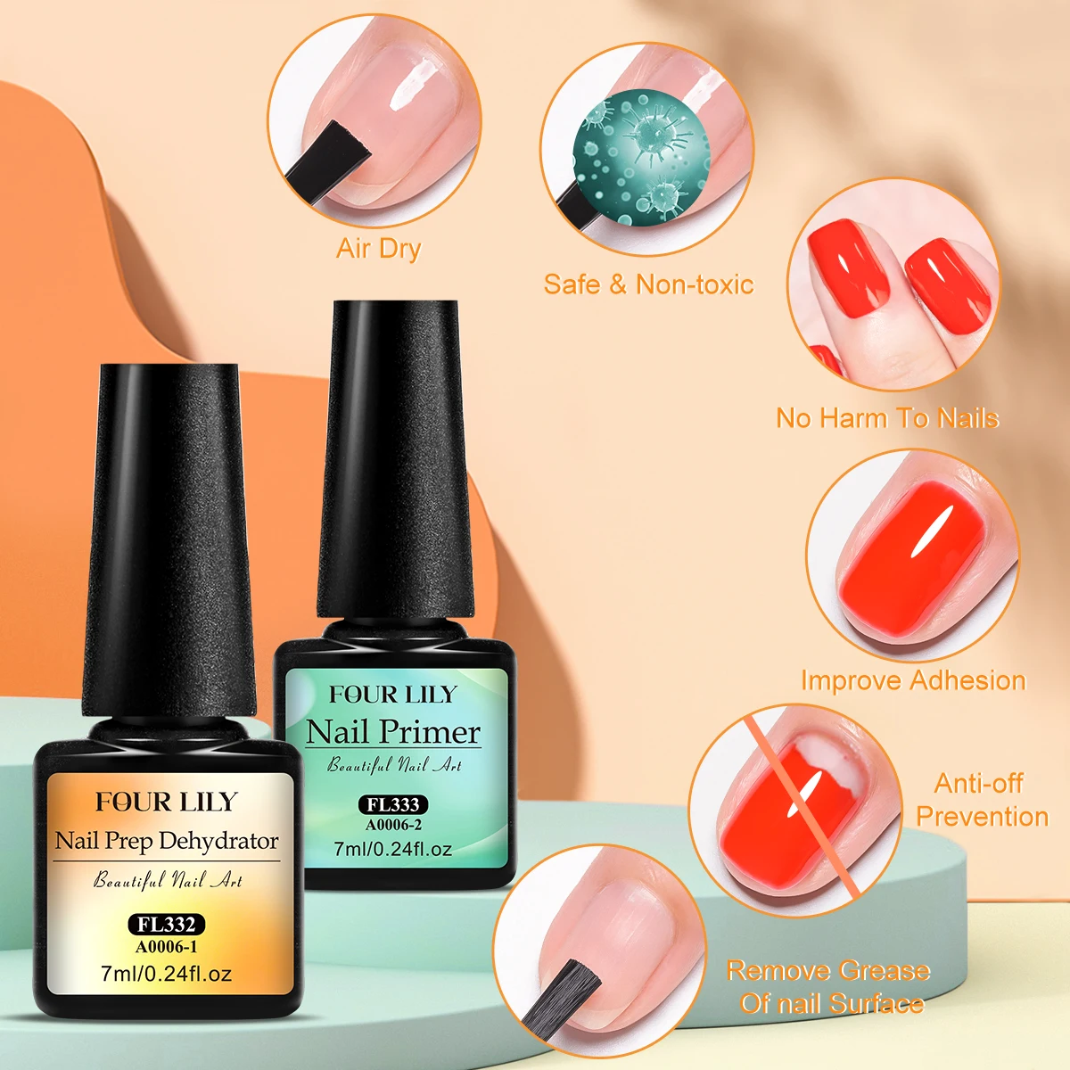 Conjunto completo de cuidados  - Nail Dehydrator Primer avaliação e preço