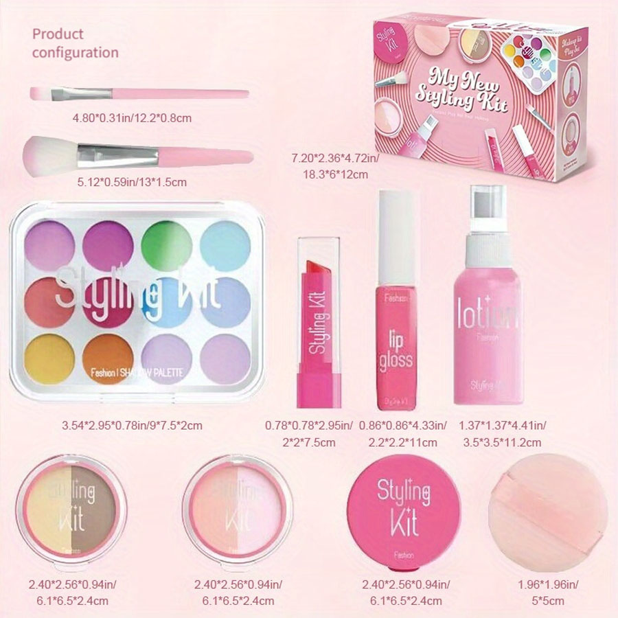 Conjunto de brinquedos de maqu - Beauty Real Makeup avaliação e preço