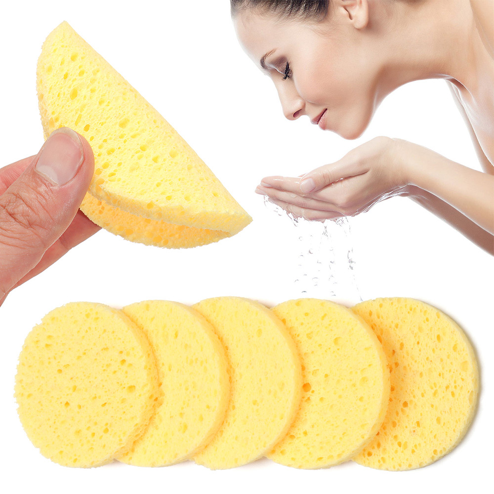 10 pçs 6-9cm rosto amarelo red - Cosmetic Sponge avaliação e preço