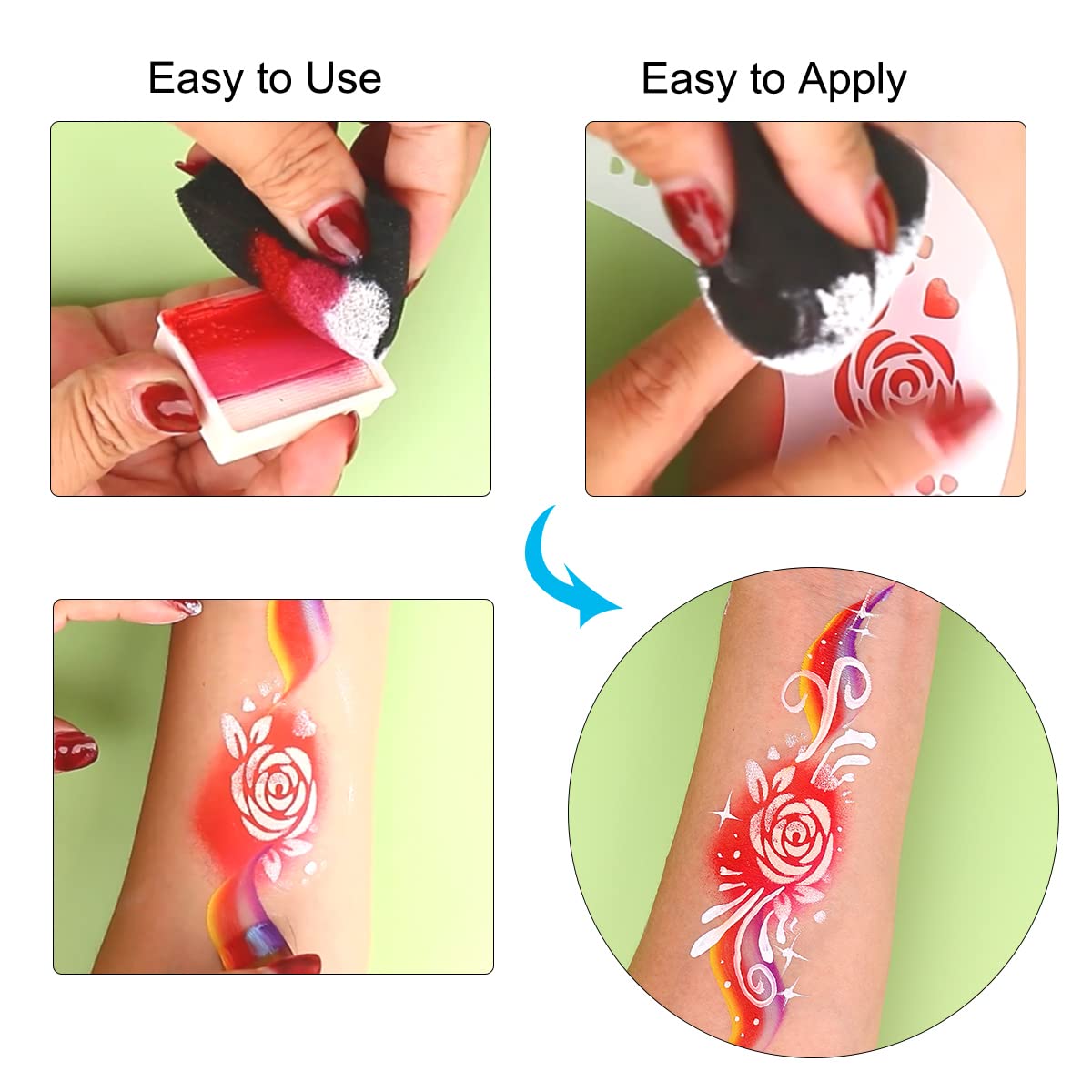 Esponjas de pintura facial de  - Cosmetic Sponge avaliação e preço