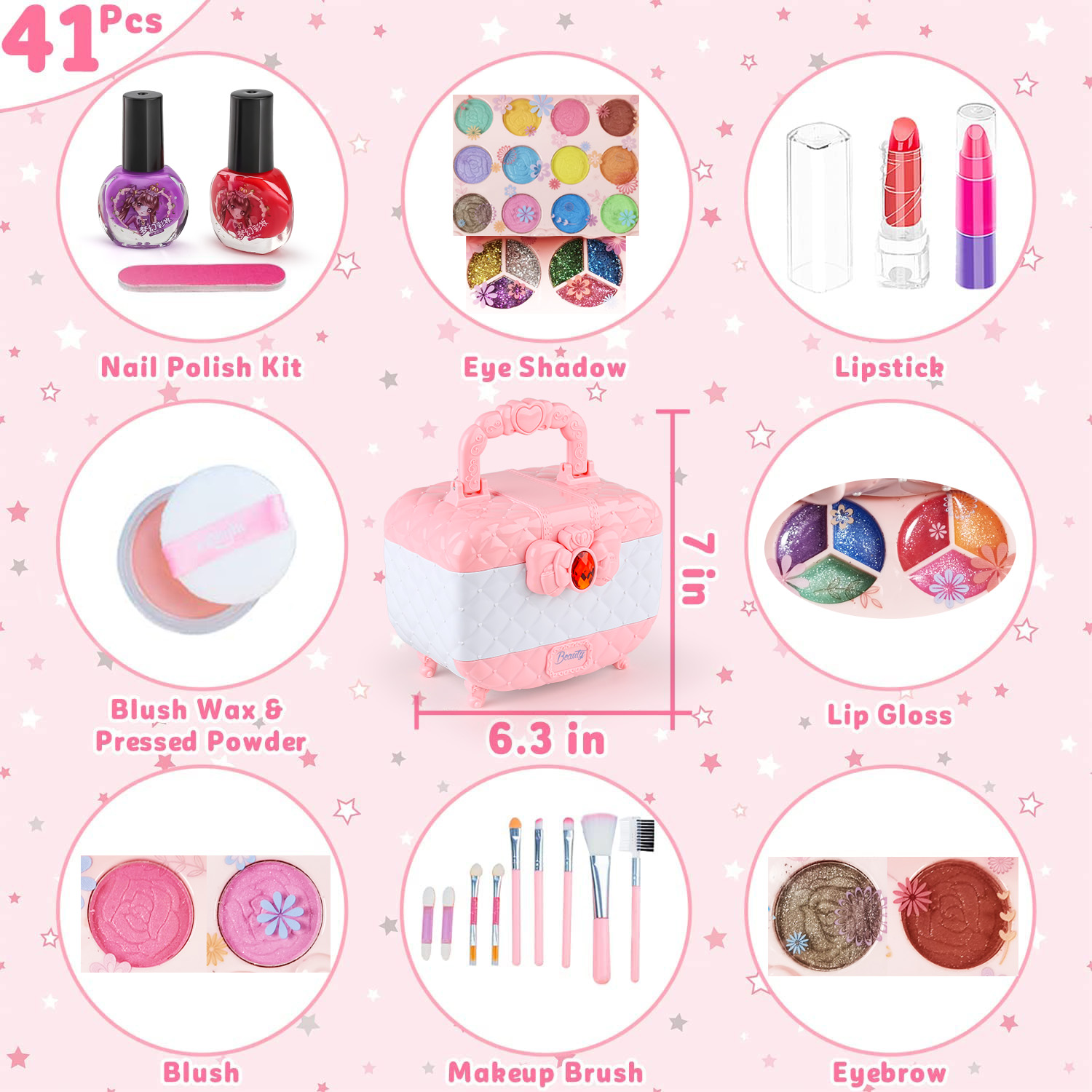 Kit de brinquedo de maquiagem  - Beauty Real Makeup avaliação e preço